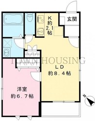 仮称　フィカーサＫ下馬の物件間取画像